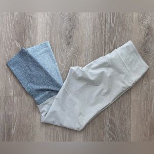 Outdoor Voices dipped 7/8 Leggings in‎ Tan/Grey Sz M